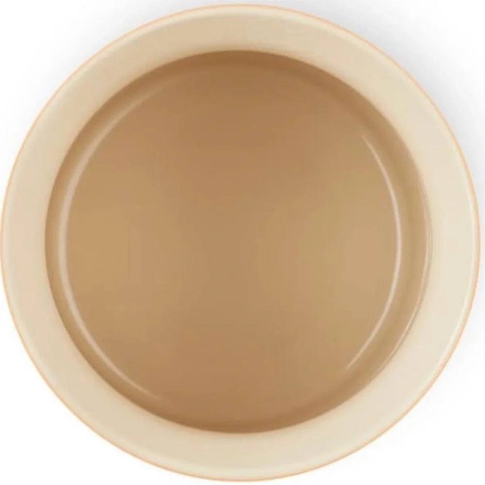Le Creuset Stoneware Gray and Cream Utensil Crock - Picture 3 of 4